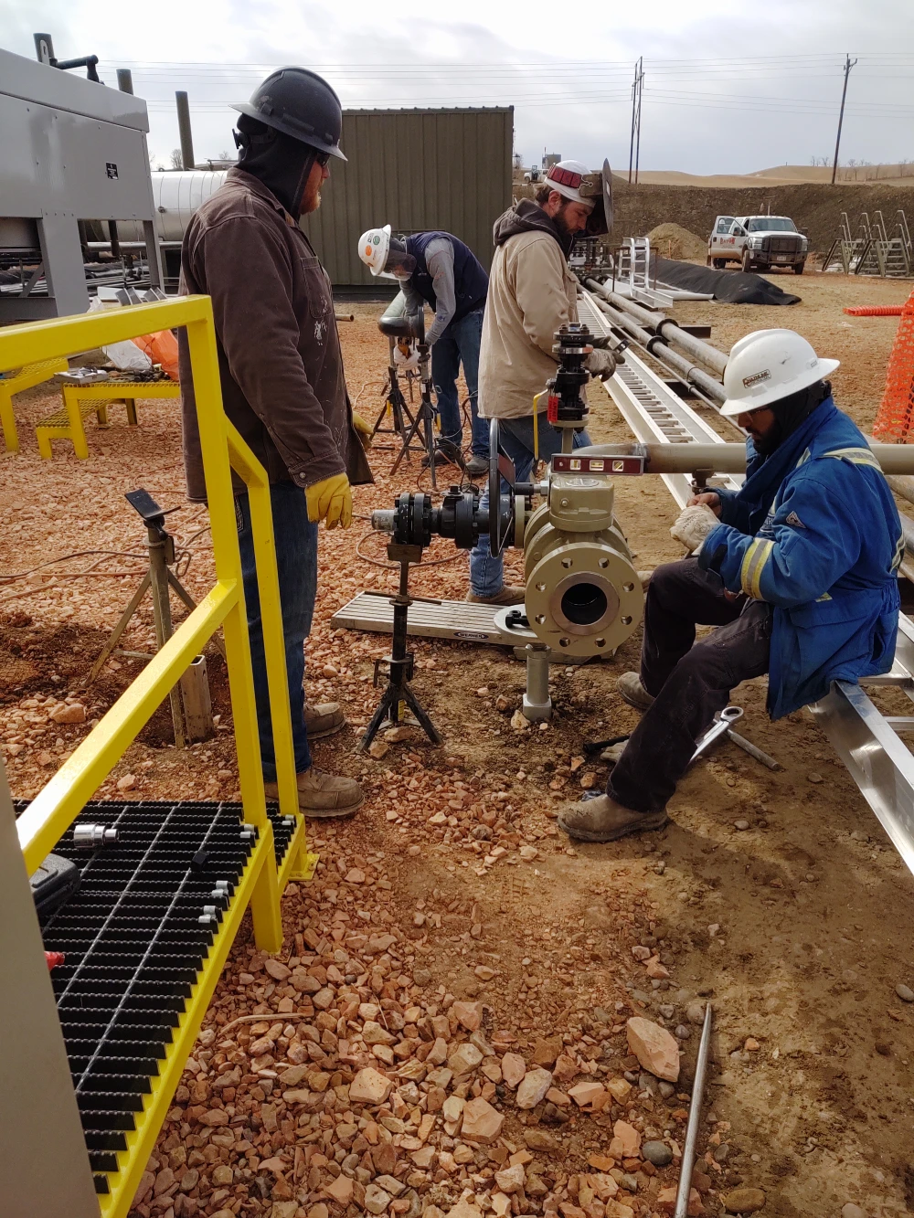 crane at construction site